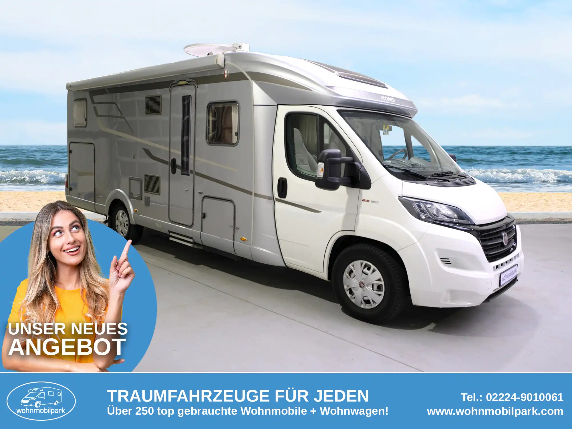 HYMER-ERIBA T 704 SL Teilintegrierter gebraucht kaufen in Bad Honnef